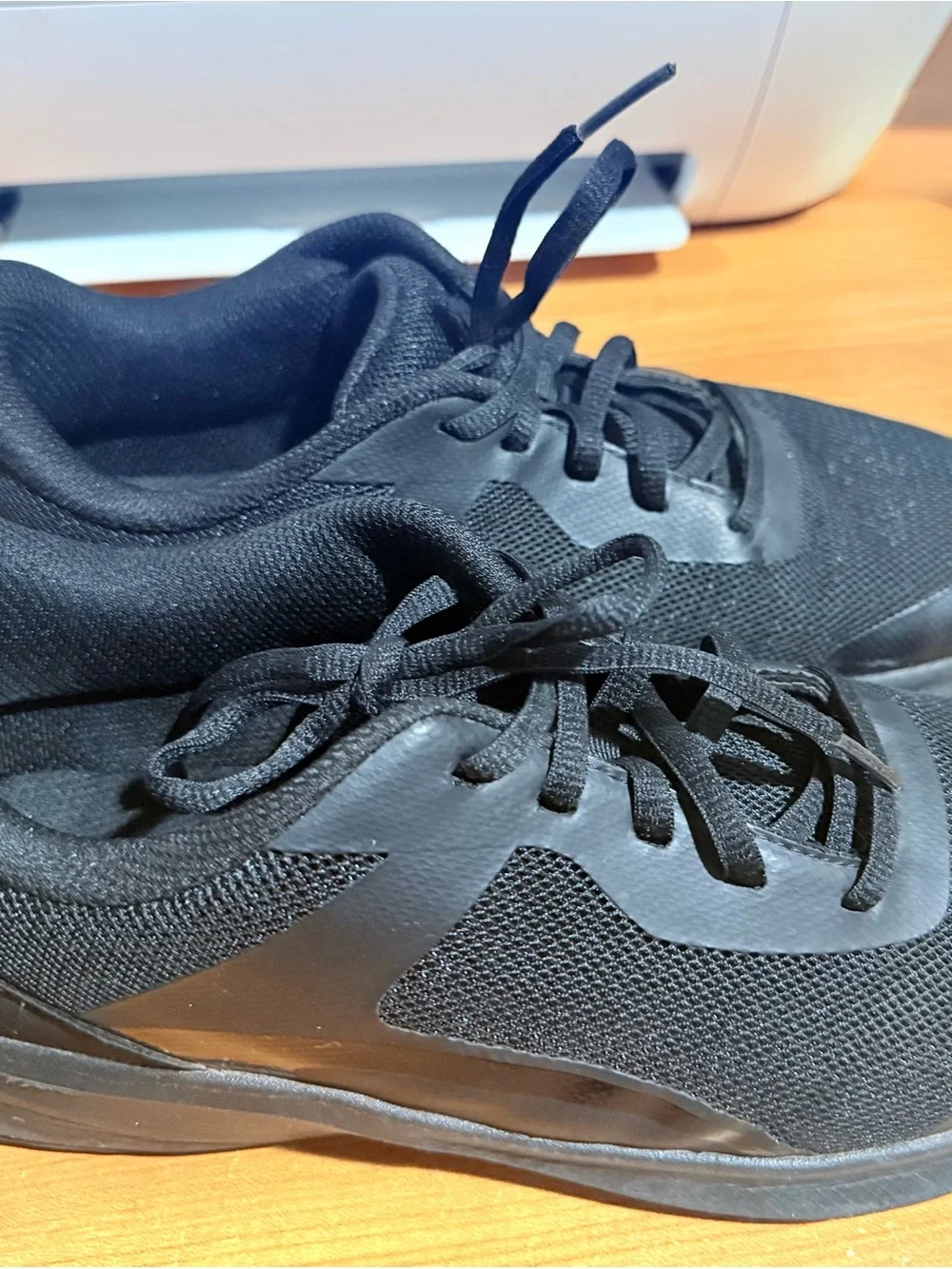 Women’s Athletic Works Black Mesh Jogger Sneaker